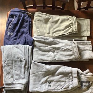 Lot of youth boys large joggers and track pants